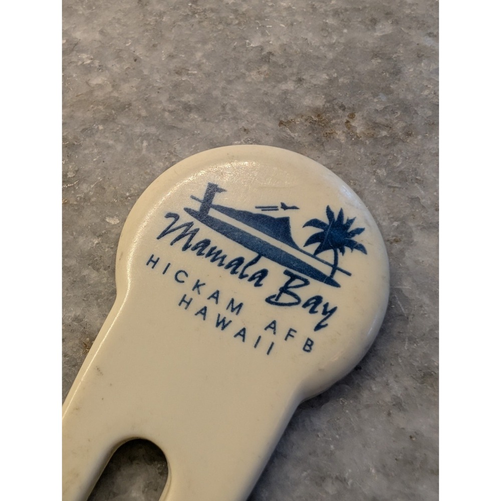 Mamala Bay Hickham AFB Hawaii Golf Divot Tool
